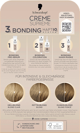 Haarfarbe 8-0 Natürliches Blond Schwarzkopf CREME SUPREME
