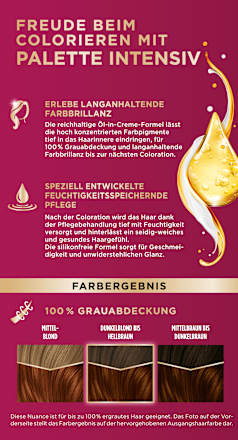 Haarfarbe 6-70 Kupfer Mahagoni Palette Intensive Color Creme