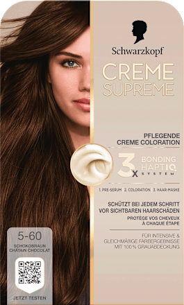 Haarfarbe 5-60 Schokobraun Schwarzkopf CREME SUPREME
