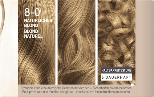 Haarfarbe 8-0 Natürliches Blond Schwarzkopf CREME SUPREME