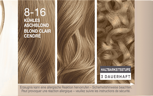 Haarfarbe 8-16 Kühles Aschblond Schwarzkopf CREME SUPREME