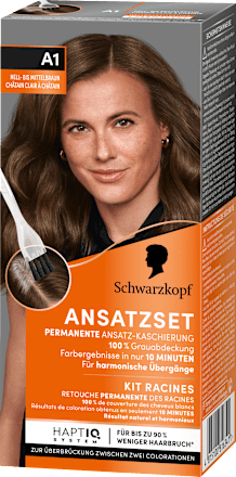 Ansatzset A1 Hell- bis Mittelbraun Schwarzkopf