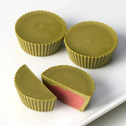 Cups di anacardi matcha e fragola bio dmBio