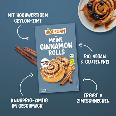 Backmischung, Meine Cinnamon Rolls BIOVEGAN