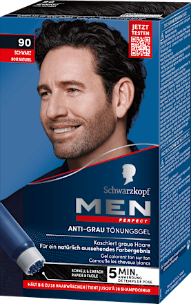 Intensivtönung Anti-Grau-Gel 90 Schwarz Schwarzkopf Men Perfect
