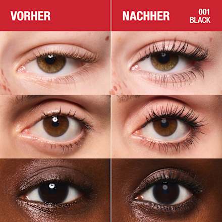 Mascara Volume Up Mega Lift 001 Black MANHATTAN Cosmetics