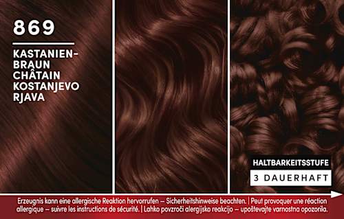 Haarfarbe 869 Kastanienbraun  Schwarzkopf Brillance