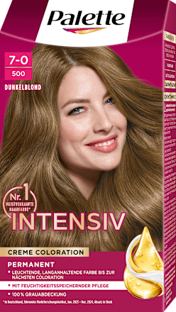 Haarfarbe 500/7-0 Dunkelblond Palette Intensive Color Creme