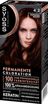 Haarfarbe 4_2 Mahagoni Syoss