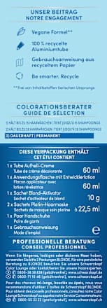 Haare Aufheller Ultra L100 Eisblond Schwarzkopf Blonde