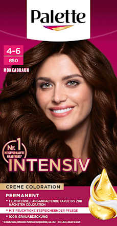 Haarfarbe 4-6/850 Mokkabraun Palette Intensive Color Creme