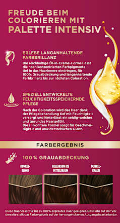 Haarfarbe 4-6/850 Mokkabraun Palette Intensive Color Creme
