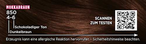 Haarfarbe 4-6/850 Mokkabraun Palette Intensive Color Creme