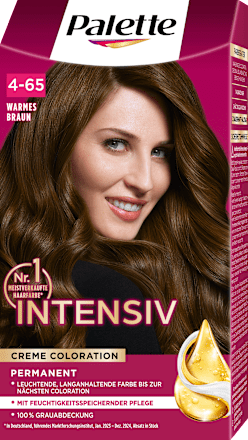 Haarfarbe 4-65 Warmes Braun Palette Intensive Color Creme
