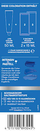 Intensivtönung 095 Electric Blue Schwarzkopf LIVE