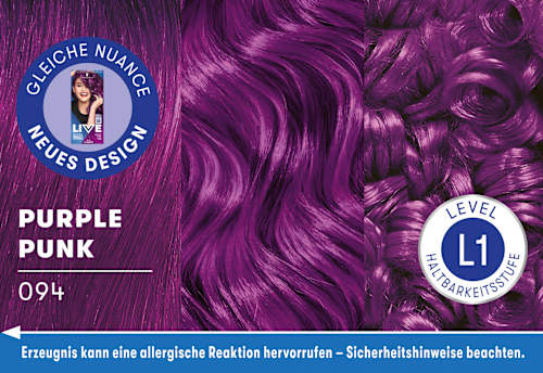 Intensivtönung 094 Purple Punk Schwarzkopf LIVE