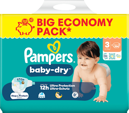 Windeln Baby-Dry Gr. 3 (6-10 kg) Big Pack Pampers