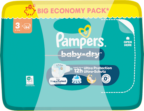 Windeln Baby-Dry Gr. 3 (6-10 kg) Big Pack Pampers