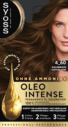 Haarfarbe 4_60 Goldbraun Syoss Oleo Intense