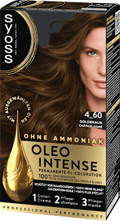 Haarfarbe 4_60 Goldbraun Syoss Oleo Intense