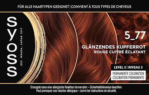 Haarfarbe 5_77 Kupferrot Syoss Oleo Intense