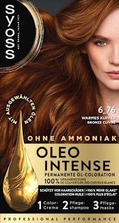 Haarfarbe 6_76 Warmes Kupfer Syoss Oleo Intense