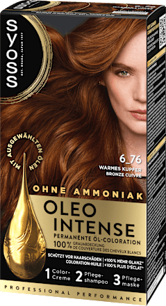Haarfarbe 6_76 Warmes Kupfer Syoss Oleo Intense