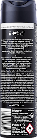 Antitranspirant Deospray Black & White Invisible Original NIVEA MEN