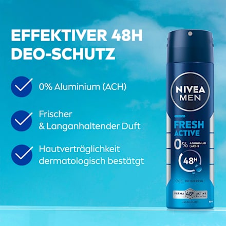 Deospray Fresh Active NIVEA MEN