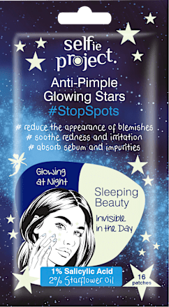 Anti Pickel Patches Glowing Stars Selfie Project