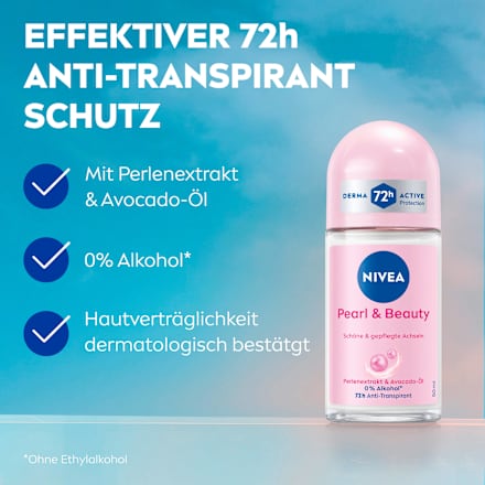 Antitranspirant Deo Roll-on Pearl & Beauty NIVEA