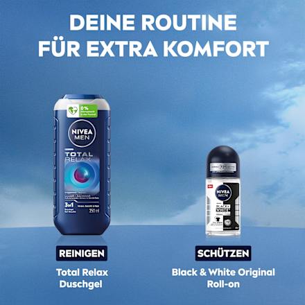 Antitranspirant Deo Roll-on Black & White Invisible Original NIVEA MEN