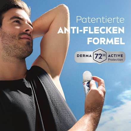 Antitranspirant Deo Roll-on Black & White Invisible Original NIVEA MEN
