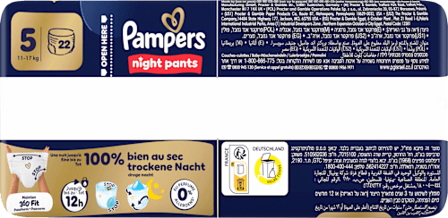 Baby Pants Night 5 (11-17 kg) Pampers night pants