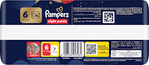 Baby Pants Night 6 (13-19 kg) Pampers night pants