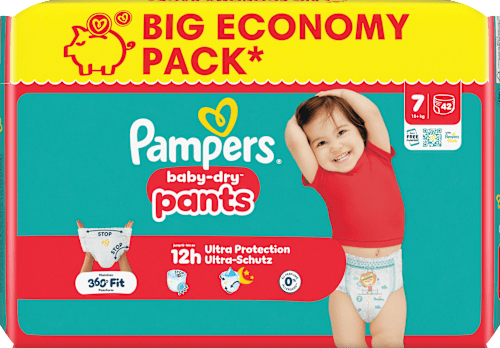 Baby Pants Baby Dry Gr. 7 (15+ kg) Big Pack Pampers baby-dry