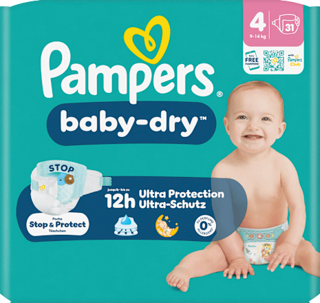 Windeln Baby-Dry Gr. 4 (9-14 kg) Pampers baby-dry
