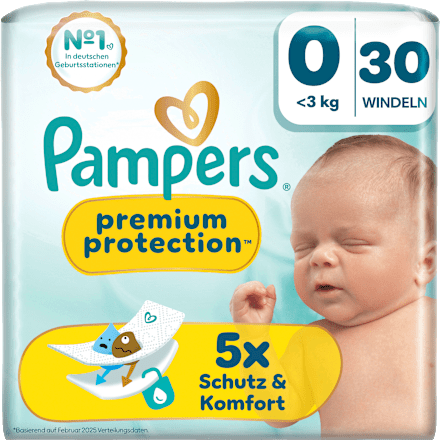 Windeln Premium Protection Gr. 0 Micro (<3 kg) Pampers