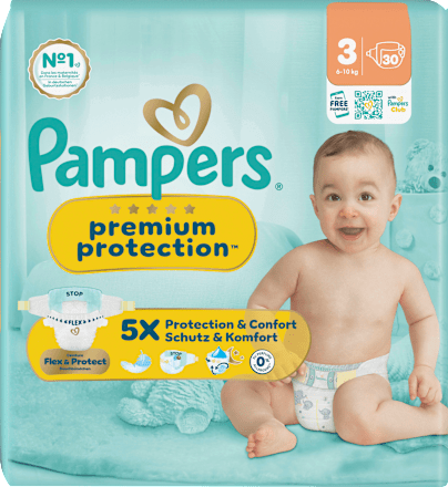 Windeln Premium Protection Gr. 3 Midi (6-10 kg) Pampers premium protection