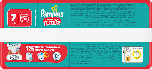 Baby Pants baby-dry Gr. 7 (15+ kg) Pampers
