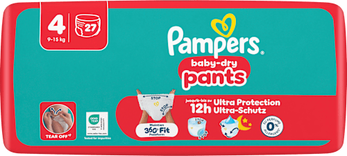 Baby Pants baby-dry Gr. 4 (9-15 kg) Pampers