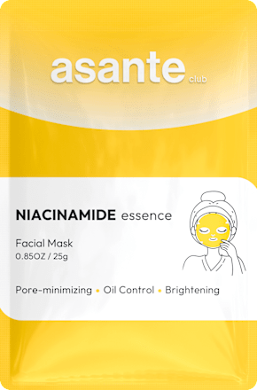 Textilná pleťová maska Niacinamide essence ASANTE