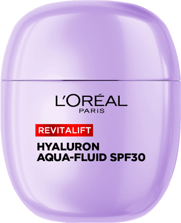 Vyplňujúci pleťový fluid Revitalift Filler Hyaluron Aqua-Fluid SPF 30 L'ORÉAL PARiS REVITALIFT