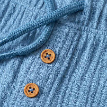 Hose aus Musselin mit Kordel, blau, Gr. 104 ALANA