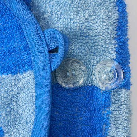 Badeoverall mit Karo-Muster, blau + weiß, Gr. 86/92 ALANA