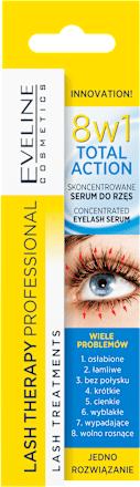 Serum do rzęs 8W1 TOTAL ACTION  EVELINE COSMETICS