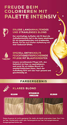 Haare Aufheller L6-0/100 Ultrablond Palette Intensive Color Creme