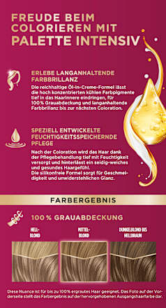 Haarfarbe 8-11 Kühles Naturblond Palette Intensive Color Creme