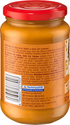 Erdnusssoße Saté, würzig-nussig dmBio