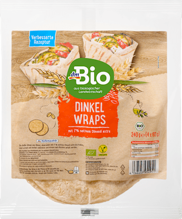 Wrapy orkiszowe dmBio